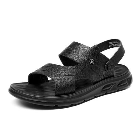 Spider King Beach Sandals Black