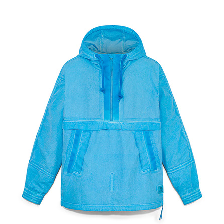 Timberland Hooded Loose Fit Outdoor Casual Jacket Coat Men's Blue