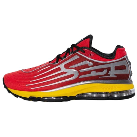 Nike × Supreme Air Max 2001 Air Ecstasy Comfortable Lightweight Low-Top Running Shoes Unisex Red Yellow Black