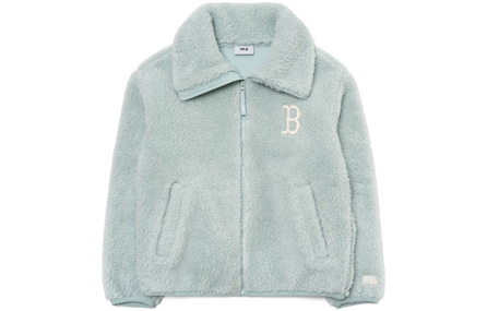 MLB Boston Red Sox Velvet Jackets Unisex Mint Green