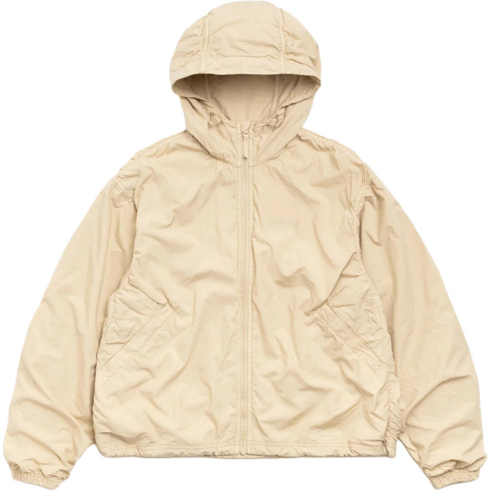 Stussy SS26 DOUBLE COTTON HOODED JACKET Loose Zip Hooded Jacket Coat Unisex