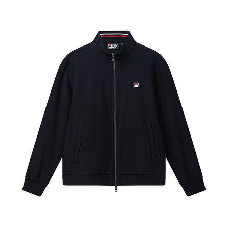 FILA Heritage Fashion Versatile Minimalist Long Sleeve Jacket Men's Legend Blue