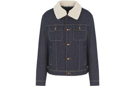 ARMANI EXCHANGE Puffer Jacket Men's Denim Blue