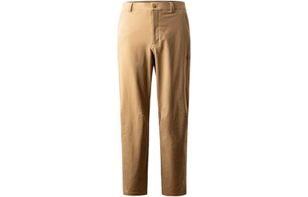 THE NORTH FACE Solid Color Water-Repellent Straight-Leg Casual Pants Men's Khaki
