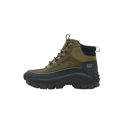 CAT Anti-Slip Wear-Resistant Mid-Top Outdoor Shoes Unisex Dark Green