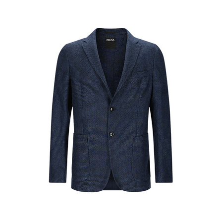 Zegna Single-Breasted Casual Suit Jacket Men's