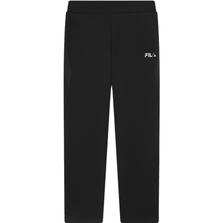 FILA 2023 Fall New Knit Pants Basic Simple Casual Straight Leg Sweatpants Men's Black
