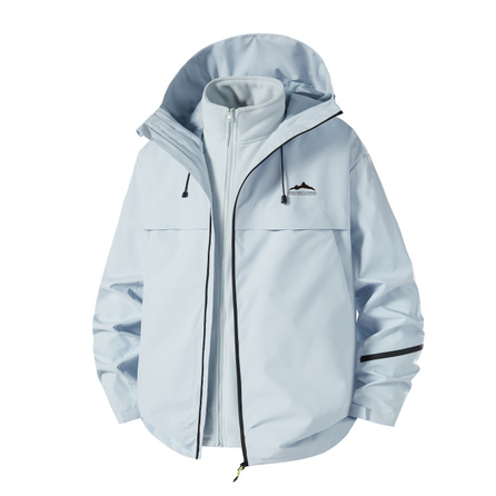 SNOW FLYING Tianshan Series 1.0 All-Weather Outdoor Mountain Hiking Three-in-One Detachable Inner Liner Windproof Water-Repellent Fashion Commute Sports Leisure Comfort Couple Style Jacket Coat Unisex
