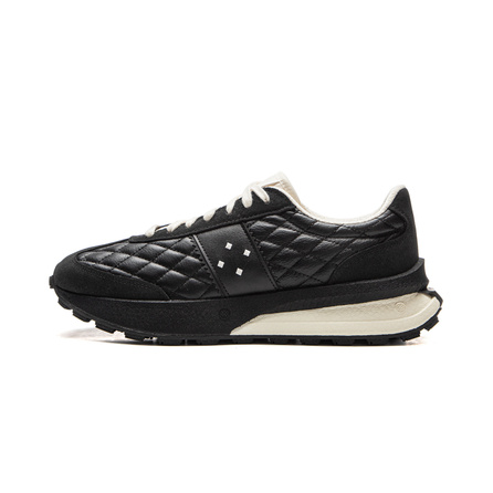 LI-NING 'Light Boat' Cow Leather Comfort Versatile Trendy Wear-Resistant Wrapped Low-Top Casual Shoes Unisex