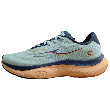 Erke Cushioned Slip-Resistant Low-Top Running Shoes Men's Green Blue