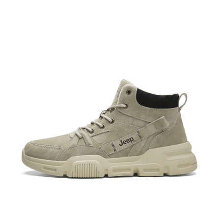 Jeep Bubble Fabric Comfort Fit Fashion Versatile Wear-Resistant Breathable Lightweight Casual Shoes Men's