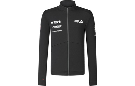 FILA Knitted Fabric Jacket Men's Pitch Black