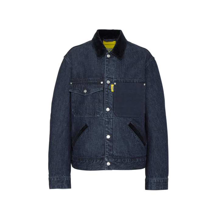 Onitsuka Tiger DENIVITA DENIM JACKET Casual Vintage Denim Jacket Men's Blue