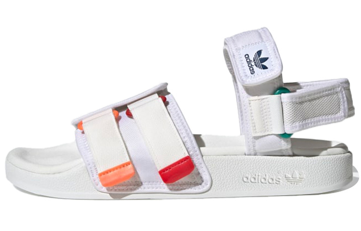 Adidas Originals Adilette Sandal 4.0 'White Scarlet True Orange'
