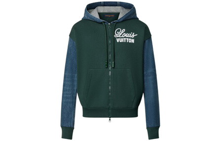 LOUIS VUITTON Hybrid Hoodie Denim Jacket