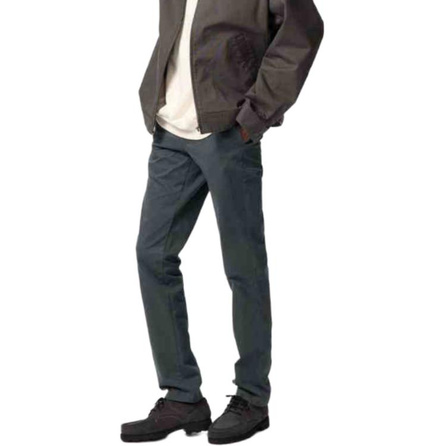 UNIQLO Slim Fit No-Pleat Minimalist Comfortable Versatile Casual Pants Men's Dark Gray