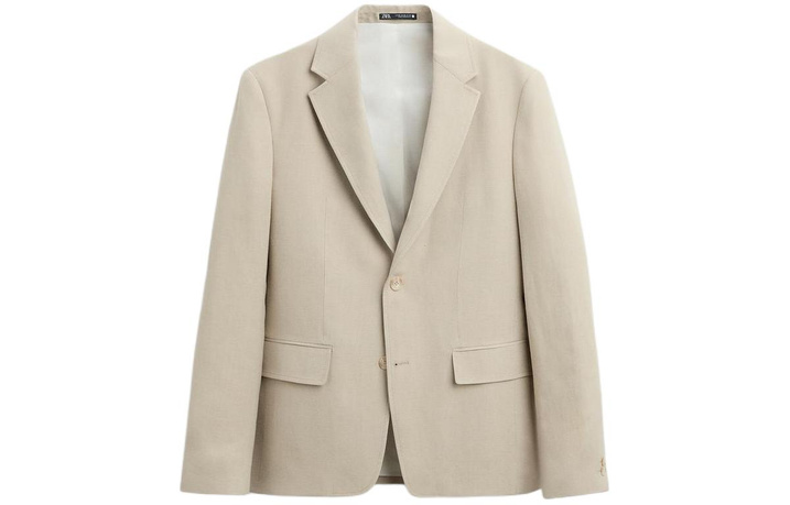 ZARA Business Suits Men Beige