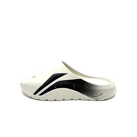 [Custom Shoes] Li-Ning Keyboard Slippers Comfortable Trendy Versatile Outer Wear Thick Sole Height-Enhancing Soft Bouncy Step-on-Feces Feel EVA Antibacterial Quick-Dry Anti-Slip Anti-Wear Deodorant One-Strap Slippers Unisex Beige