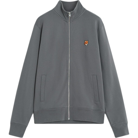 Maison Kitsune FOX HEAD ZIPPED REGULAR SWEATSHIRT Embroidered Zip-Up Long Sleeve Jacket Men's
