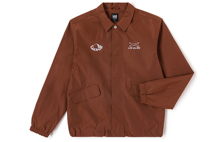 Lee Xline Series Comfort Fit Coach Solid Color Lapel Jacket Men's