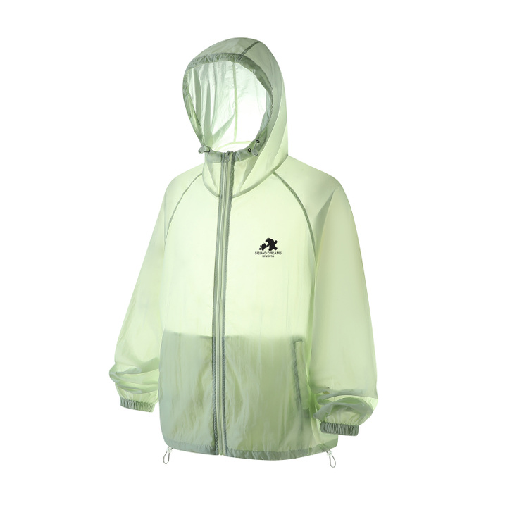 Disney Unisex UPF50 Windproof Dustproof Sun Protection Hooded Jacket with Cartoon Print