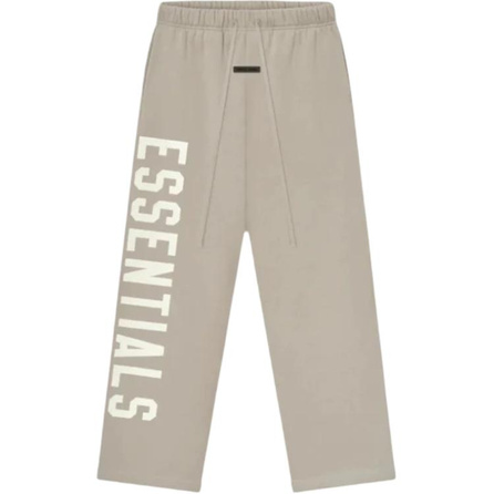 Fear of God Essentials Logo Drawstring Straight-Leg Knit Sweatpants Men's Wood