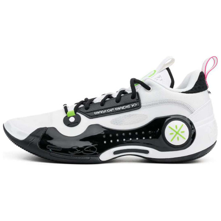 LiNing Wade's Way 10 Low Wear-Resistant Slip-Resistant Support Low-Top Basketball Shoes Men's White Black