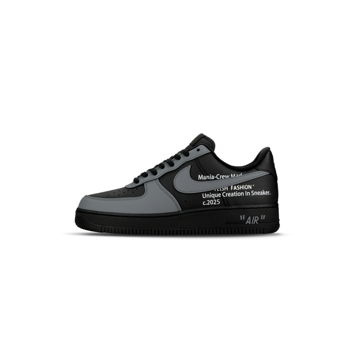 Custom Sneakers Nike Air Force 1 Silent Confession Letter Premium Versatile Suit Gangster Trendy Comfortable Wear-Resistant Anti-Slip Low-Top Skate Shoes Unisex