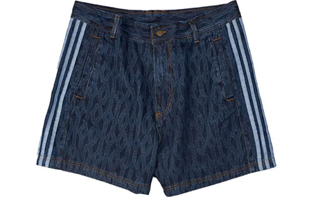 Adidas Originals Ivy Park Monogram Denim Shorts All Gender