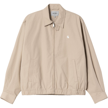 Carhartt WIP SS25 Chest C Embroidery Logo Elastic Hem Casual Jacket Men's Beige