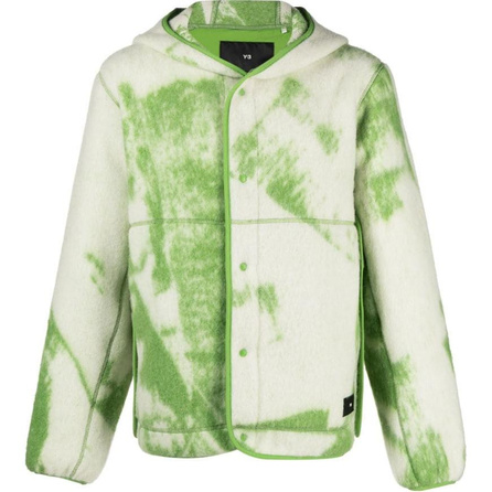 Y 3 Fuzzy Fleece Hooded Jacket