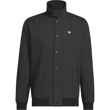 adidas originals HOUNDSTOOTH Casual Striped Plaid Long Sleeve Jacket Men's