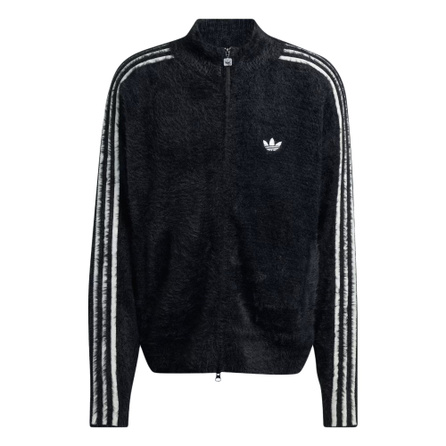 adidas originals Men's Mohair-Like Stand Collar Track Jacket