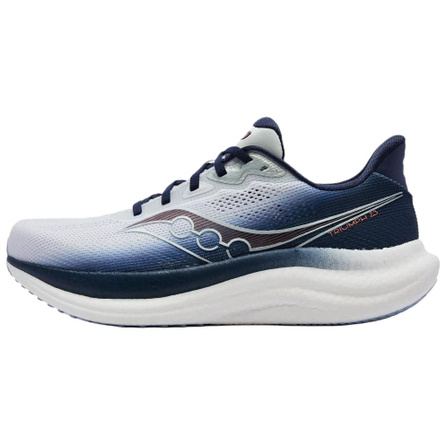 Saucony Triumph 23 Wide Fashion Comfortable Cushioned Breathable PWRRUNCD/xT-900 Rubber Training Sprint Long Distance Running Shoes Unisex Blue
