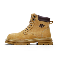 Dickies Synthetic Leather Top Layer Pigskin British Style Retro Classic Lightweight Wear-Resistant Trendy Versatile Work Boots Unisex Пшенично-желтый