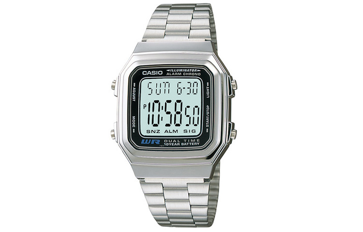 CASIO Men YOUTH Gray Watch A178WA-1A