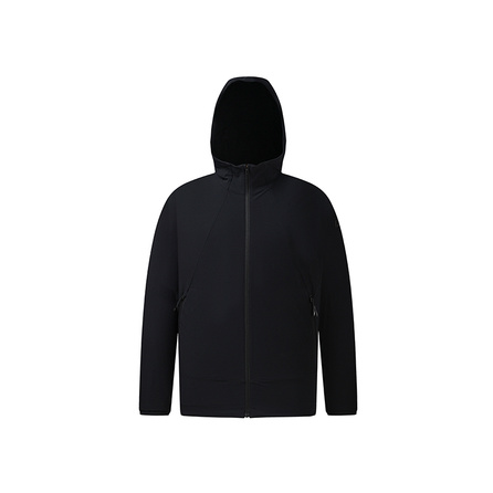 FILA FITNESS Fashion Versatile Daily Minimalist Jacket Men's Deep Black