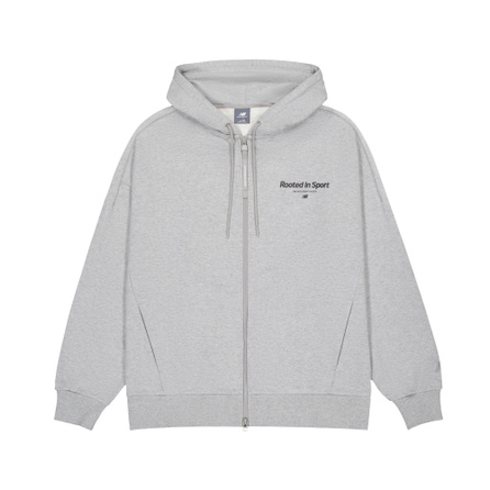 New Balance NB MJ6130YZ Casual Comfort Fashion Trendy Versatile Knit Jacket Men's Heather Grey