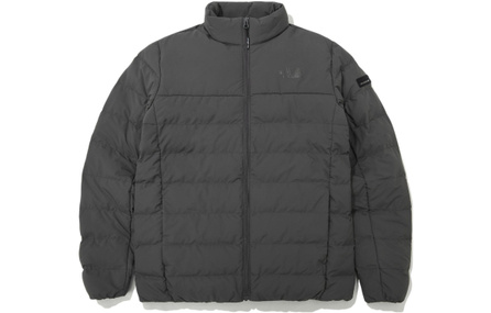 THE NORTH FACE Chest Print Sleeve Embroidery Logo Stand Collar Solid Color Zip-Up Long Sleeve Cotton Jacket Men's
