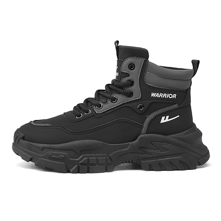 Warrior Trendy Workwear Style Thick Sole Heightening Casual Fashion Comfortable Breathable Versatile Commuting Martin Boots Men's