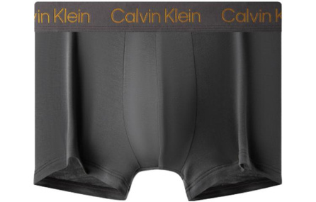 CK/Calvin Klein Black Label Series SS23 Stretch Knit Waistband Logo Letter Print Boxer Shorts Men's 1-Pack Grey