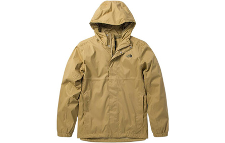 THE NORTH FACE Solid Outdoor Waterproof Breathable Hooded Jacket Fall Men's Khaki