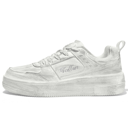 TCELLARS Wear-Resistant Lightweight Height Increasing Low-Top Skateboard Shoes Unisex Exclusive Box
