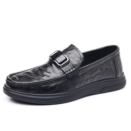 KACHILANG Men's Casual Shoes Men Low-Top Black