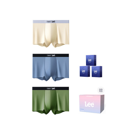 Lee Antibacterial Anti-Mite Breathable Underwear Set Men's Gift Box