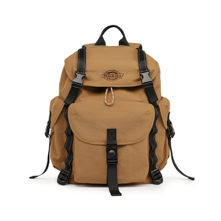 Dickies Casual Outdoor Mountain Style Hiking Trekking Cycling Lightweight Commute Versatile Polyester Backpack Unisex Dark Brown/Grey/Black