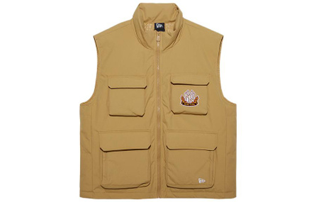 New Era Vests Men's Brown