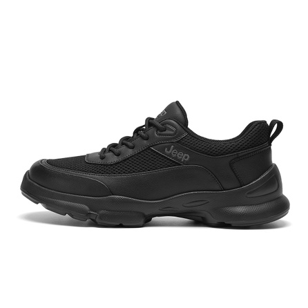 Jeep Fashion Classic Versatile Trendy Spring Outing Travel Breathable Thick Sole Rebound High Aesthetic Low-Top Casual Shoes Men's