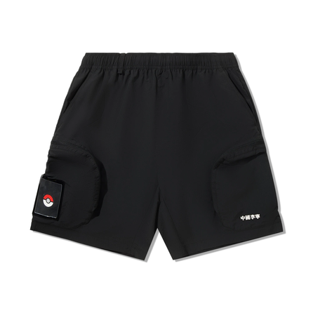 LI-NING x POKEMON Collaboration Minimalist Comfortable Versatile Loose Fit Mid-Rise Casual Shorts Men's
