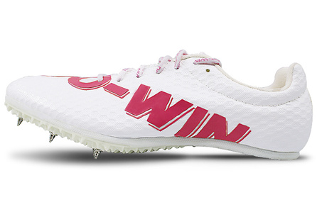 DO WIN Shock Absorbers Slip Resistant Abrasion Resistant Low top Sprint Running Shoes Unisex Pink White